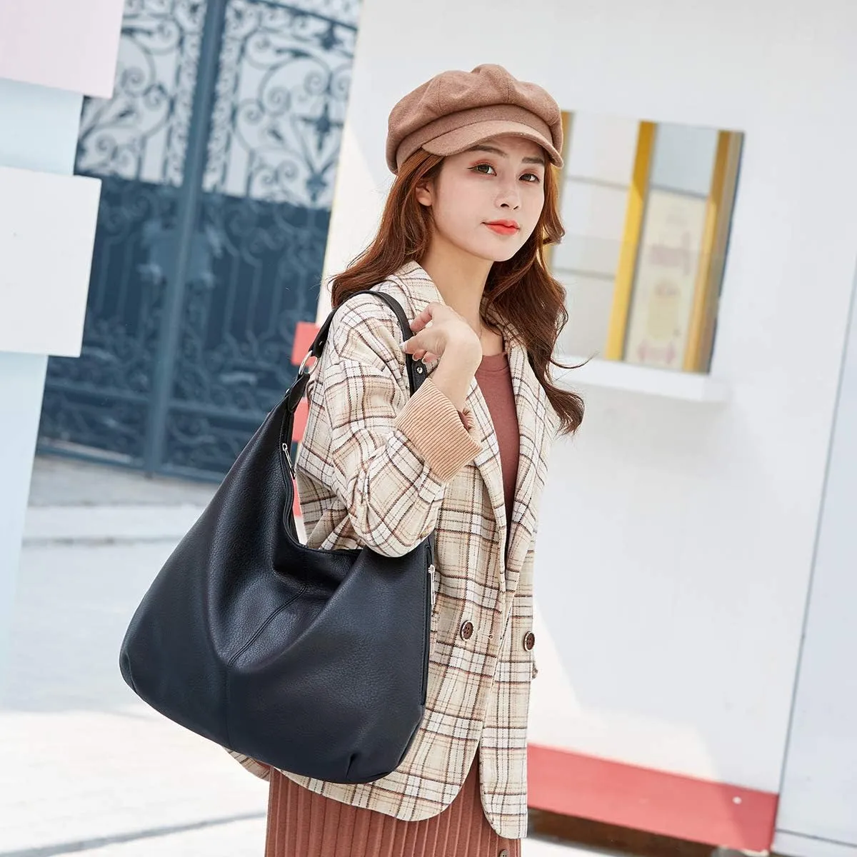 Women's Vegan leather Vintage Hobo Bags