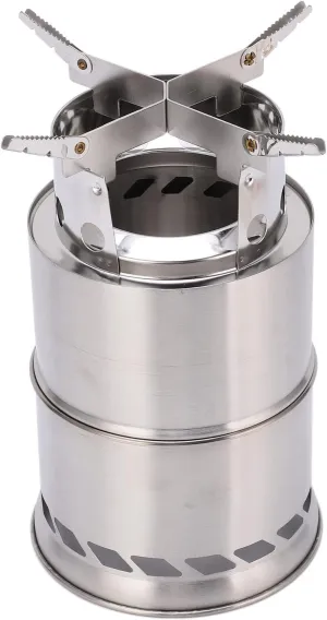 Wood Burning Stove Folding Camping Stove Portable Wood Stove Picnic Stove Backpack Stove for Outdoor Camping BBQ Picnic Hiking