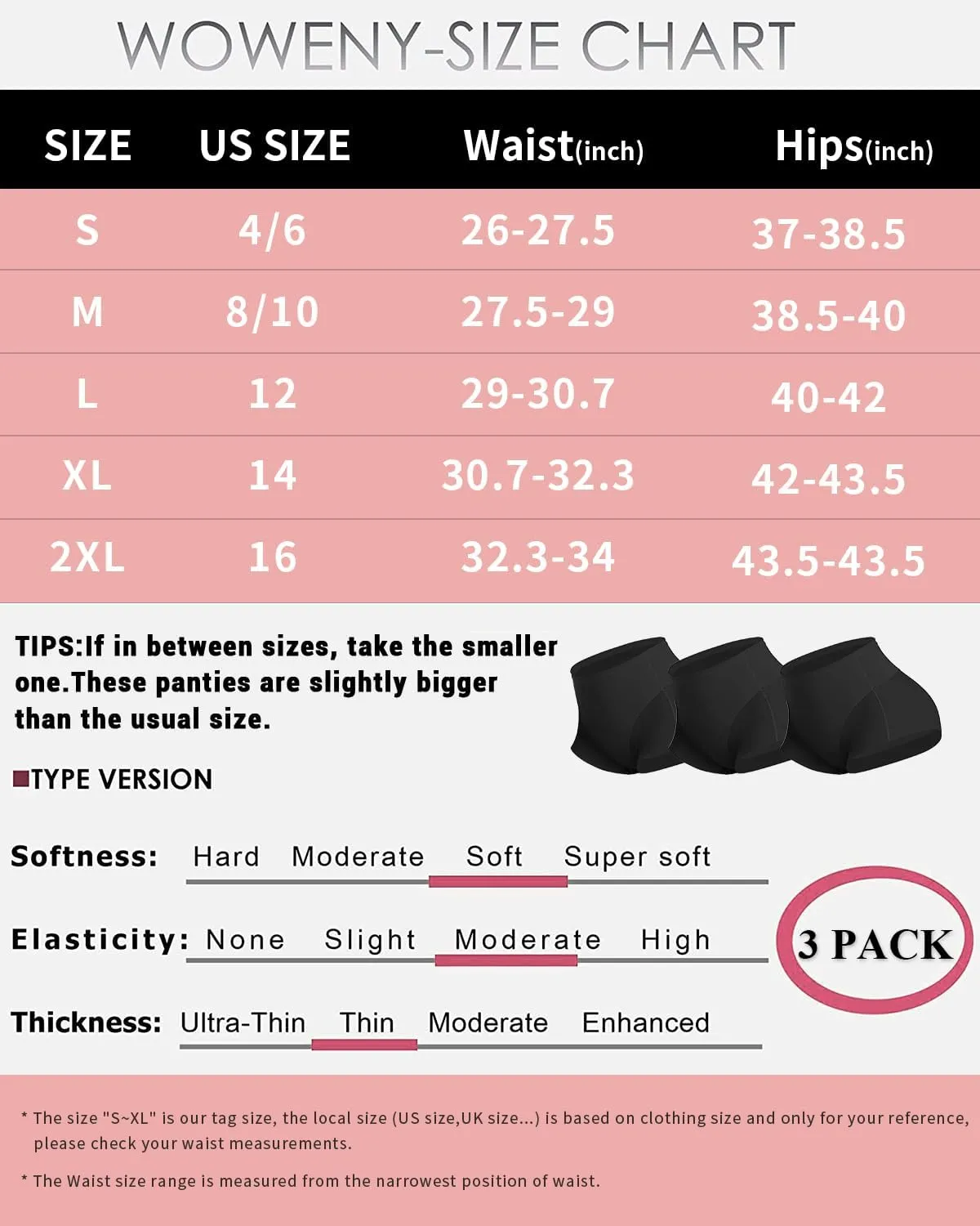 WOWENY 2 Packs Tummy Control Panties for Women Seamless Sexy Underwear Comfy Mesh Body Shaper Shapewear