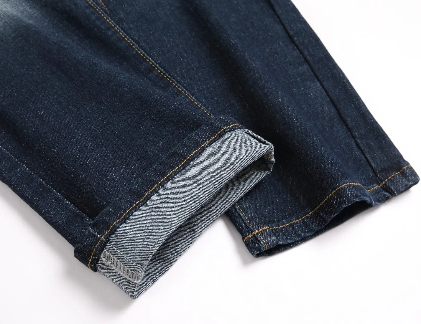 XIMXIMMTIAN Men's Biker Moto Washed Distressed Slim Fit Straight Jeans Denim…