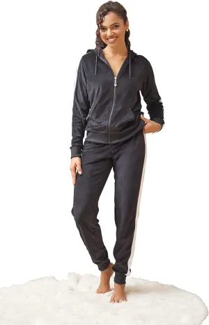 Yasumond Velour Tracksuit Womens 2 Pieces Joggers Outfits Jogging Sweatsuits Set Soft Sports Sweat Suits Pants