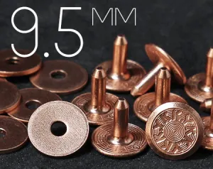 YKK | 9.5mm Solid Copper Jeans Rivet | YR-WN95