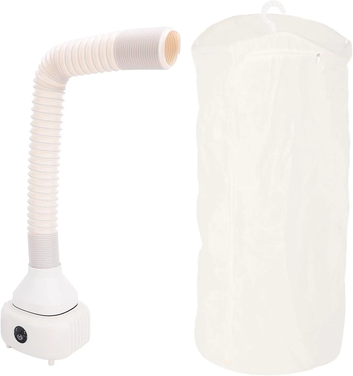 Ymiko Portable Dryer, Mini Dryer with Storage Bag 800W 15 Min Fast Drying with Timer Digital Display Folding Dryer Machine Clothes Dryer Electric Portable Clothes Dryer for Underwear (US Plug)