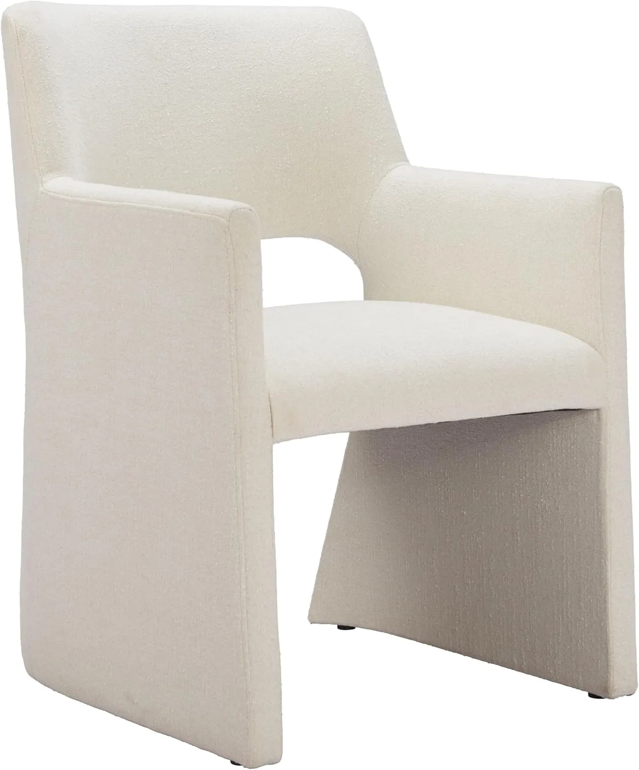 Zuo Minet Dining Chair Linen White